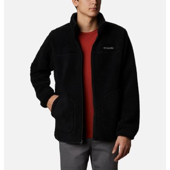 Columbia Muške Jakne - Rugged Ridge II Sherpa Full Zip Fleece Crne | VQWA-80519